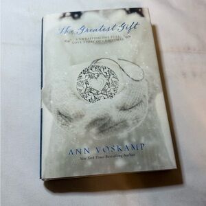 The Greatest Gift by Ann Voskamp - White & Blue Holiday Hardcover